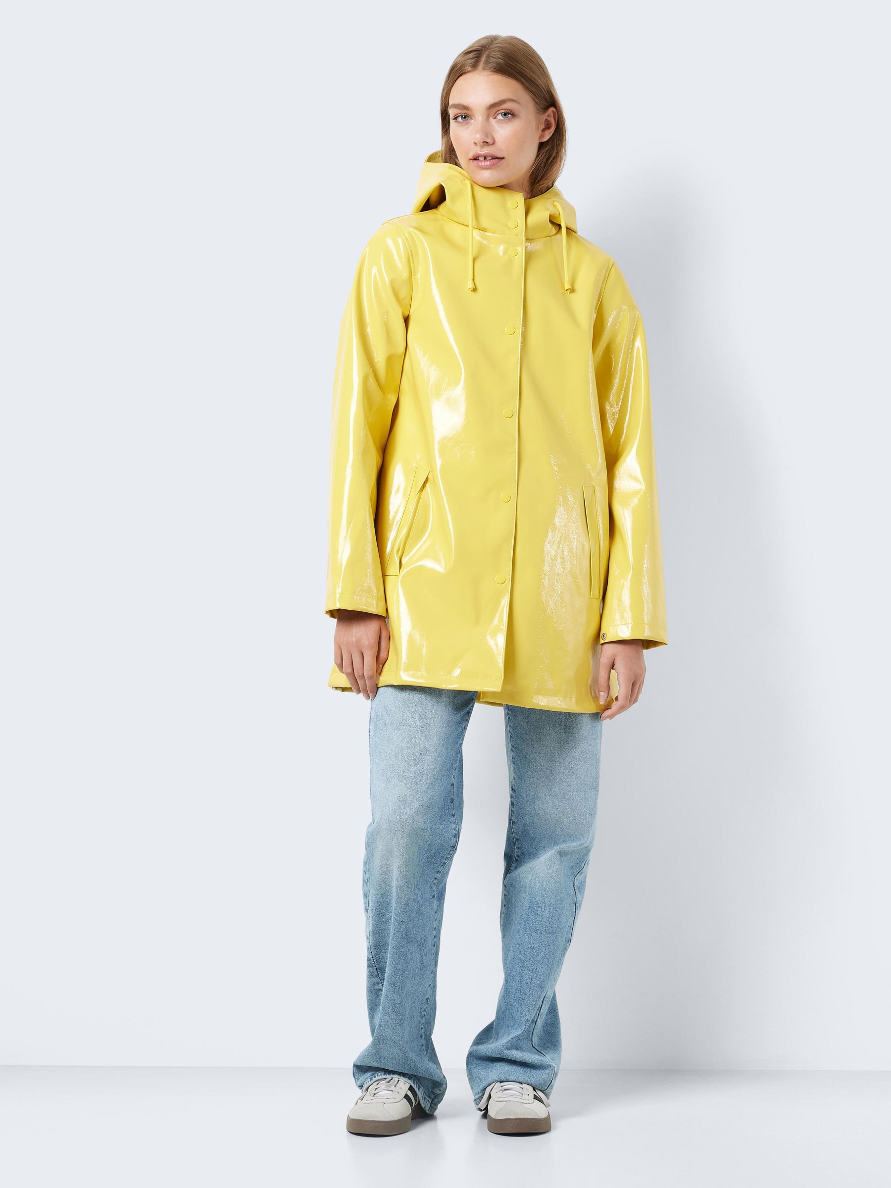 Yellow discount vinyl raincoat