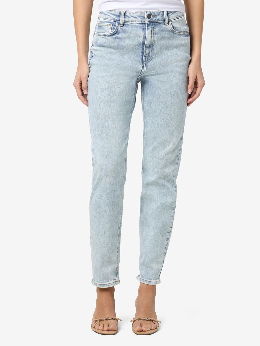 Noisy May NMMONI SLIM FIT JEANS, Light Blue Denim, highres - 27029555_LightBlueDenim_003.jpg