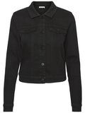 Noisy May SHORT DENIM JACKET, Black, highres - 27001866_Black_001.jpg