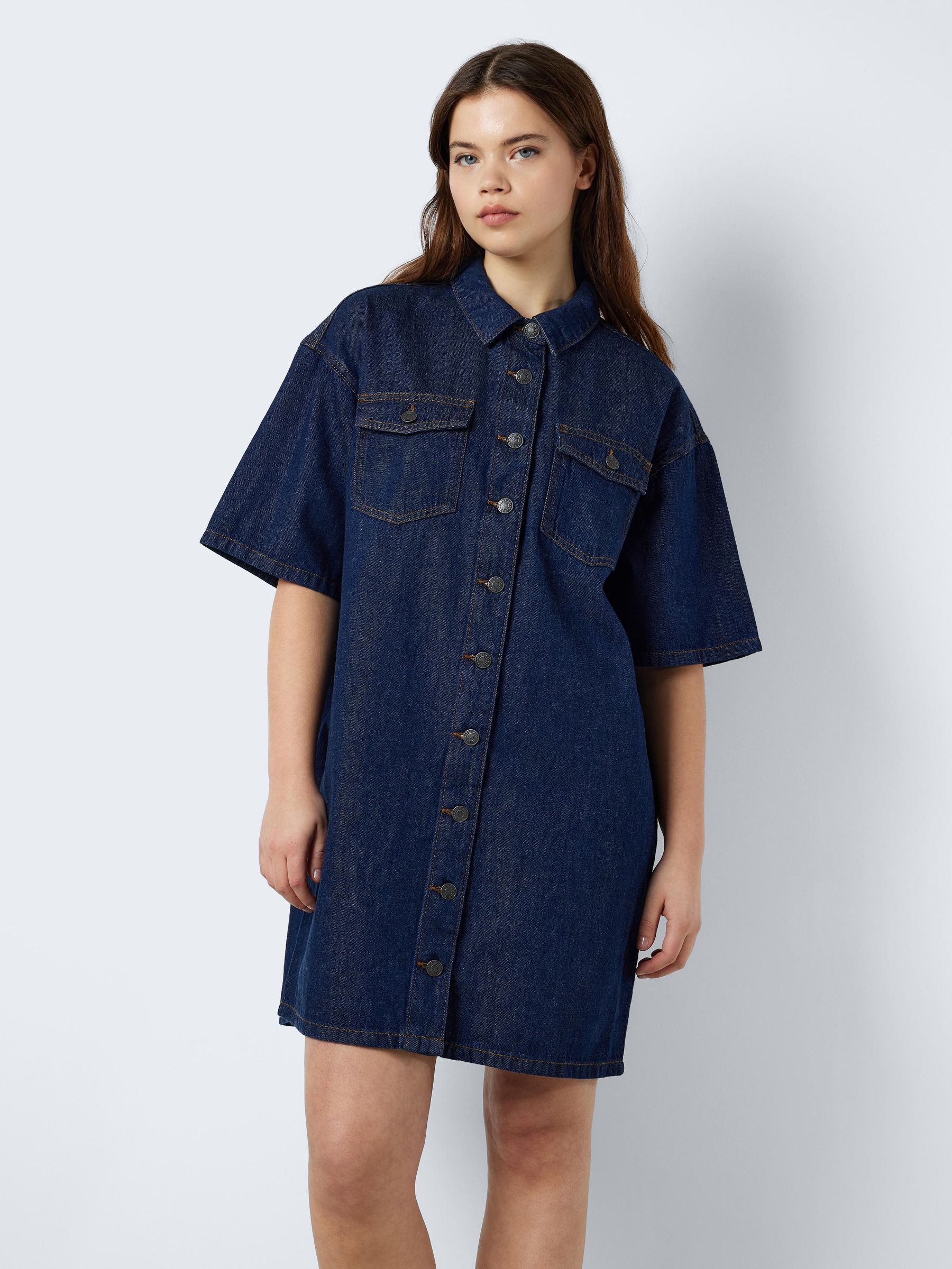 Noisy may polka dot sweatshirt dress clearance