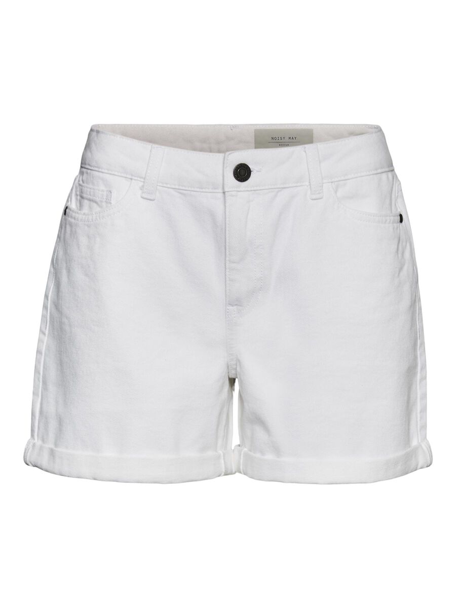 Noisy May DENIM SHORTS, Bright White, highres - 27015710_BrightWhite_001.jpg