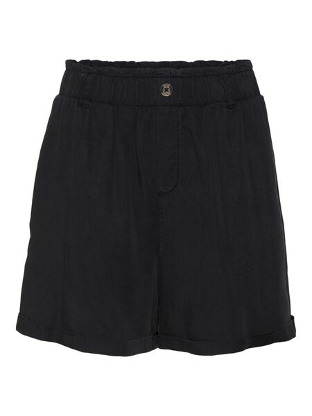 Noisy May CURVY - À TAILLE HAUTE SHORT, Black, highres - 27025633_Black_001.jpg