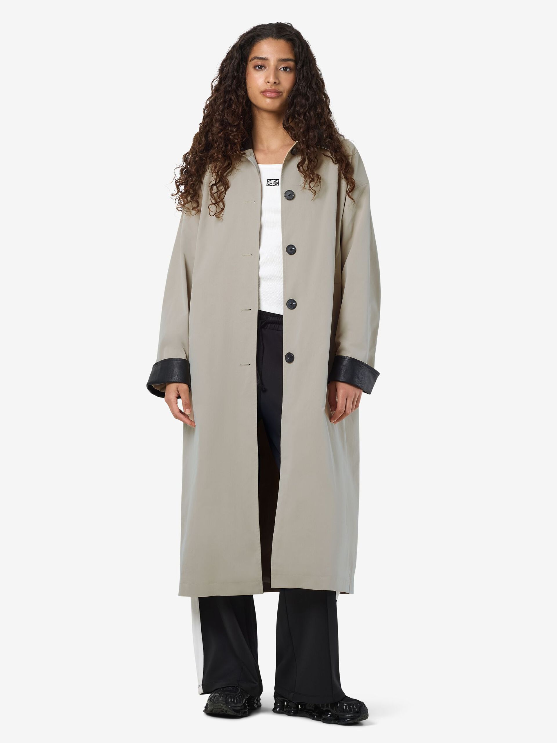 Carousel image - STATEMENT LONG COAT, Silver Lining | 4