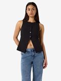 Product image thumbnail - NMMAILE SLEEVELESS WAISTCOAT, Black | 1