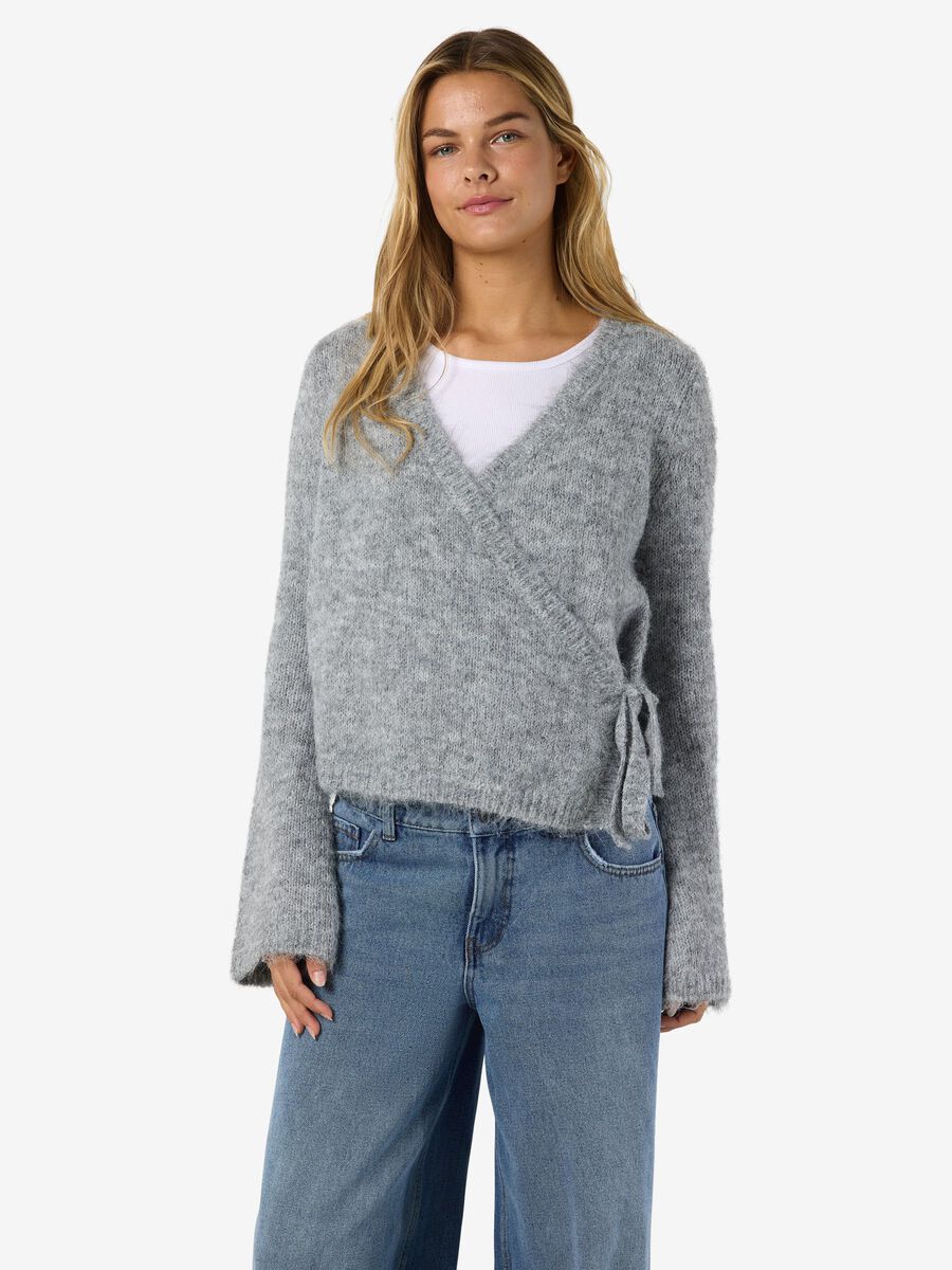 Carousel image - NMSUTTON CARDIGAN, Light Grey Melange | 5