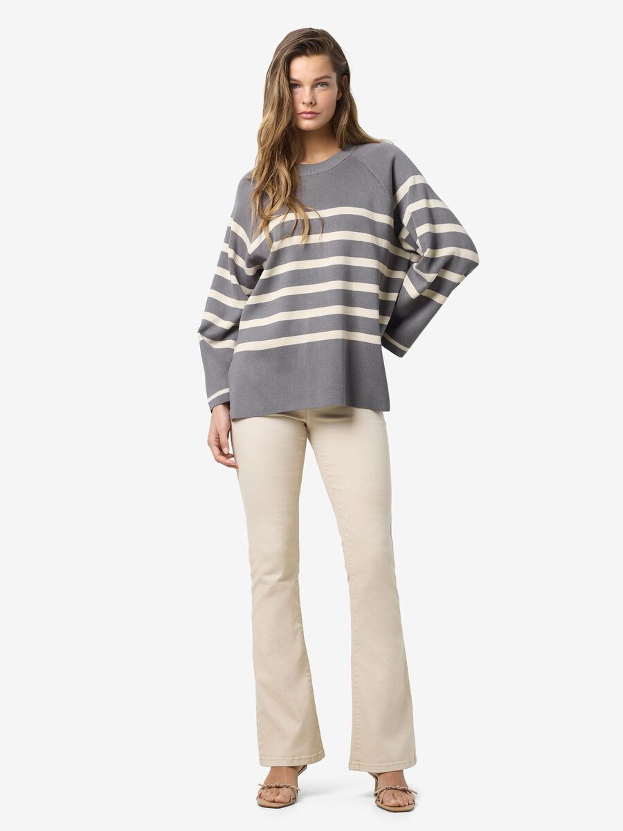 Noisy May GESTREIFTER STRICKPULLOVER, Charcoal Gray, highres - 27027534_CharcoalGray_1061608_004.jpg