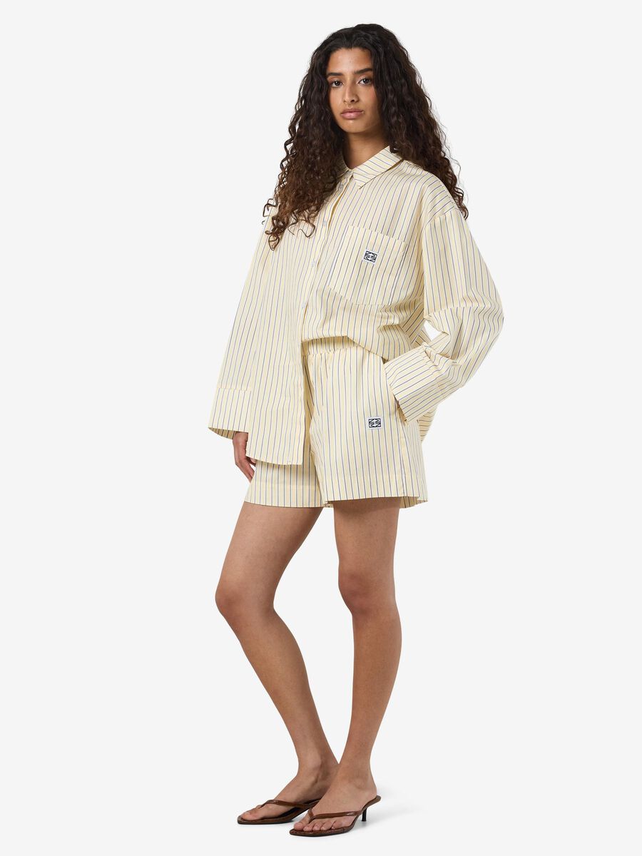 Noisy May STREIFEN SHORTS, Pastel Yellow, highres - 27034801_PastelYellow_1259317_007.jpg