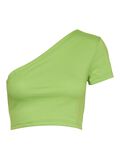 Noisy May CROPPED ONE-SHOULDER TOP, Grass Green, highres - 27020898_GrassGreen_001.jpg
