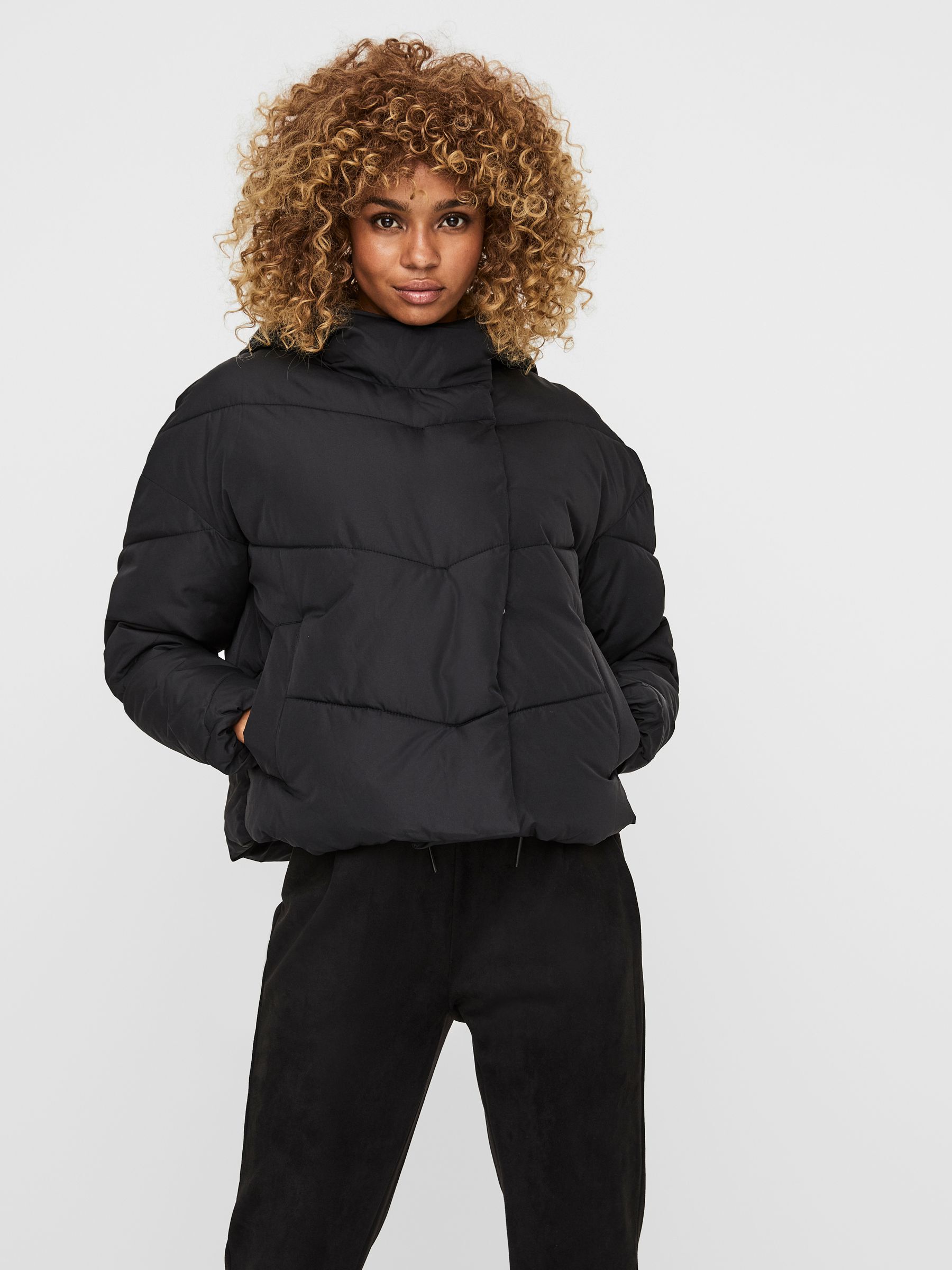 PUFFER JACKET Black NOISY MAY