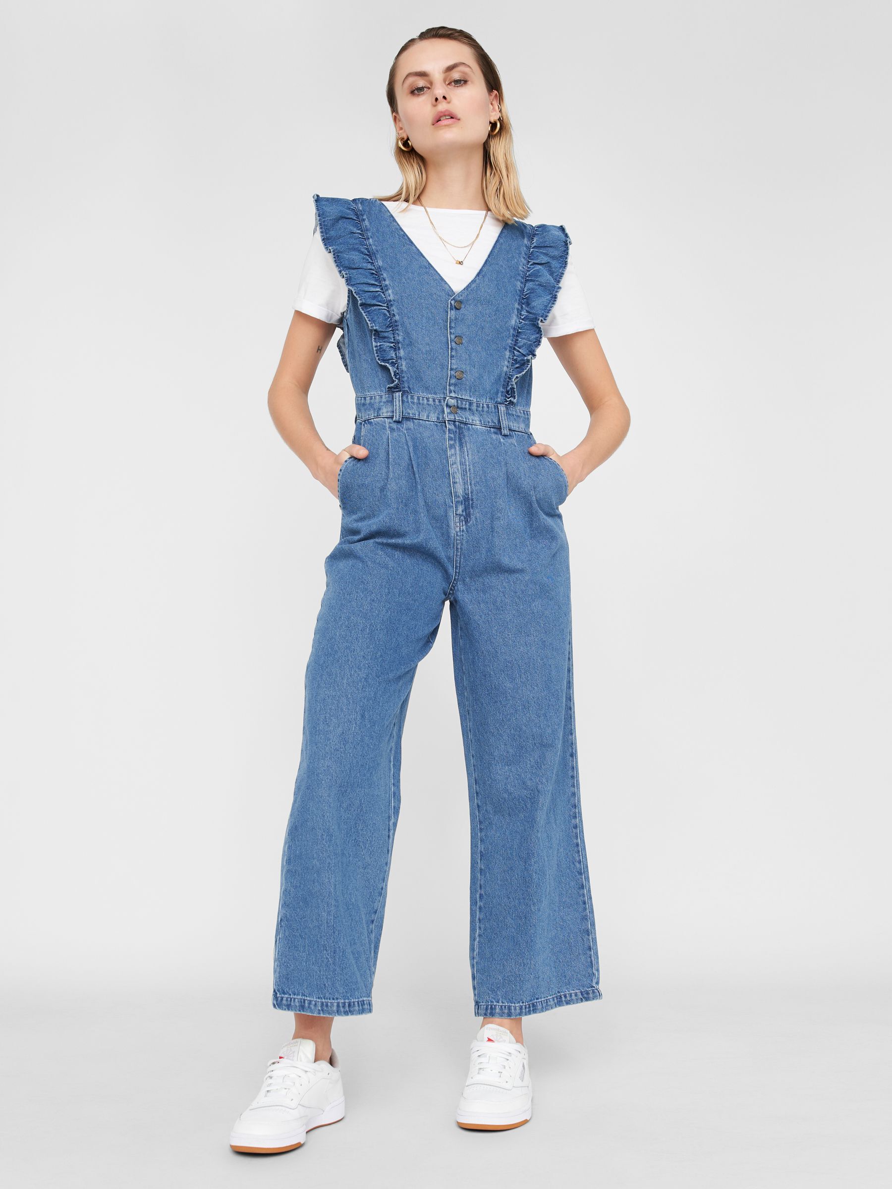 Noisy may denim jumpsuit Clearance