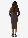 Product image thumbnail - STRIKKET MIDISKJØRT, Coffee Bean | 2