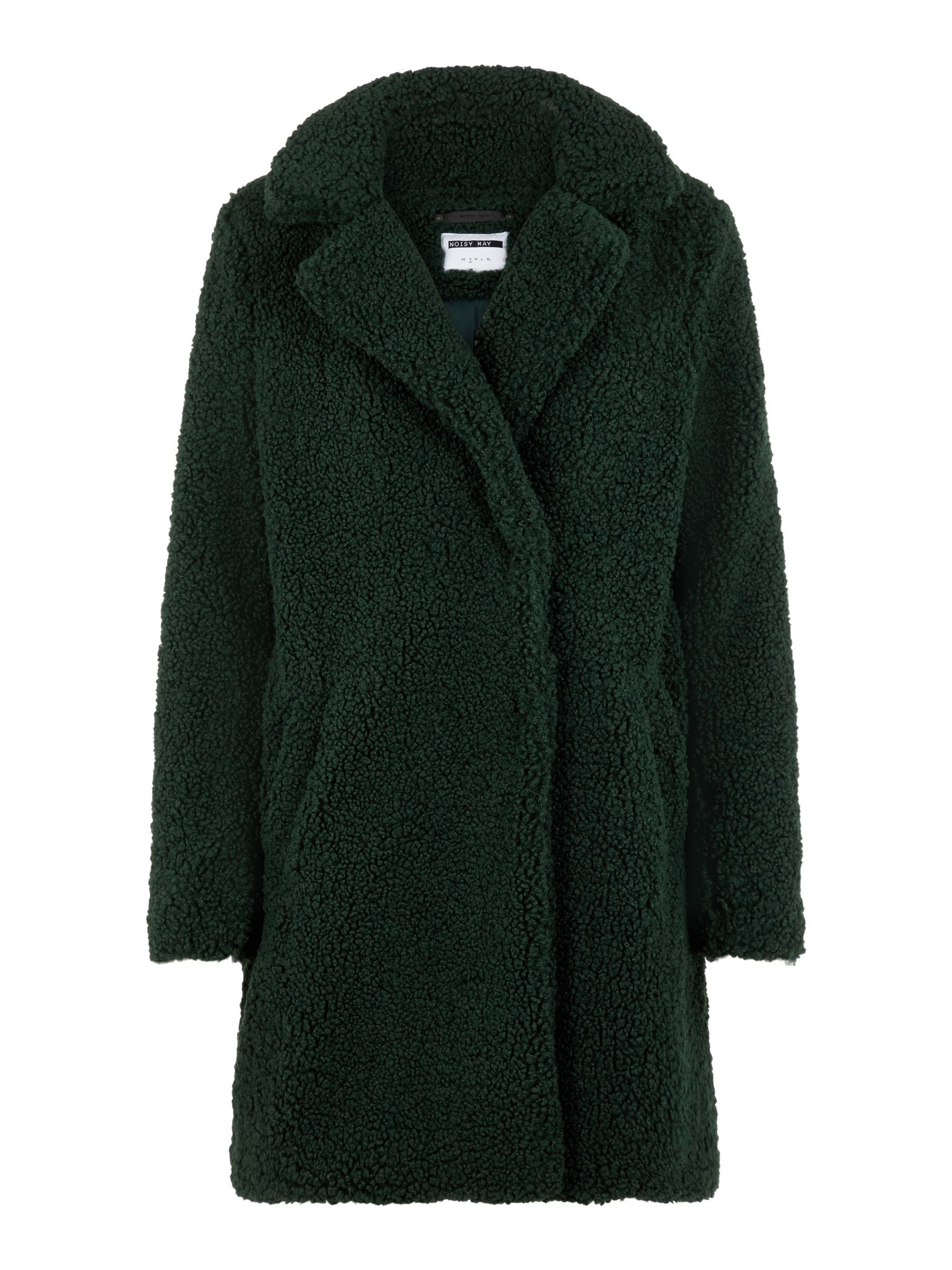 TEDDY COAT Red NOISY MAY