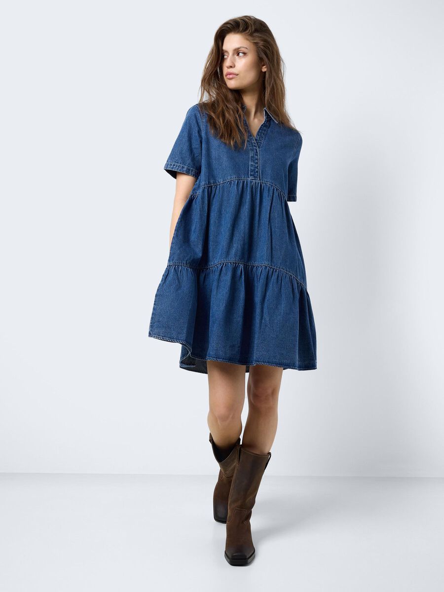 Kaminas Dress Medium Blue Denim