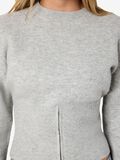 Product image thumbnail - RITS GEBREIDE TRUI, Light Grey Melange | 5