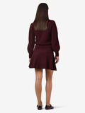 Product image thumbnail - KNITTED MINI SKIRT, Windsor Wine | 4