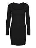 Noisy May LONG SLEEVED SHORT DRESS, Black, highres - 27019237_Black_001.jpg