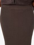 Product image thumbnail - STRIKKET MIDISKJØRT, Coffee Bean | 4