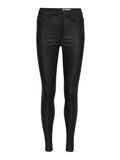 Noisy May NMCALLIE HIGH WAIST COATED TROUSERS, Black, highres - 27012746_Black_001.jpg