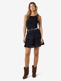 Product image thumbnail - TIERED MINI SKIRT, Black | 6
