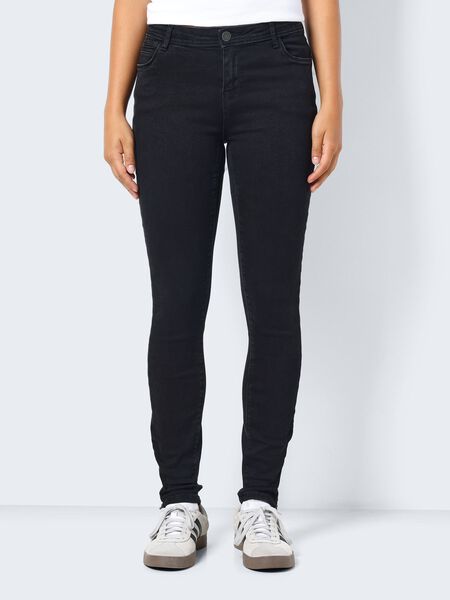 Noisy May NMKIMMY CROPPED SKINNY FIT JEANS, Black, highres - 27018140_Black_003.jpg