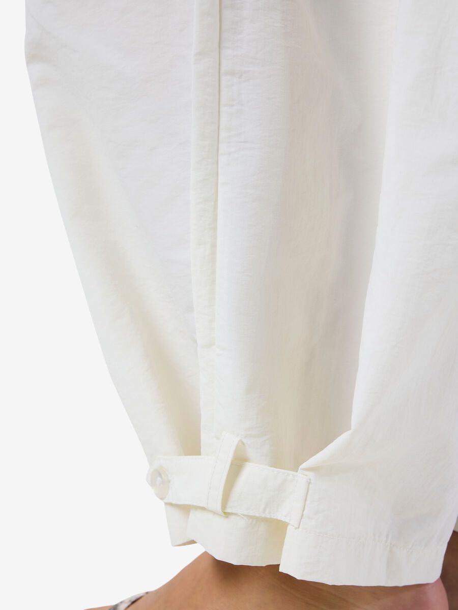 Carousel image - NMELIDE BALLOON TRACK PANTS, Cloud Dancer | 5