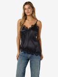 Product image thumbnail - SATIN TRÄGERTOP, Black | 7