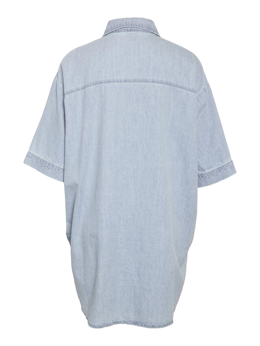 Carousel image - OVERSIZED SPIJKERBLOUSE, Light Blue Denim | 7