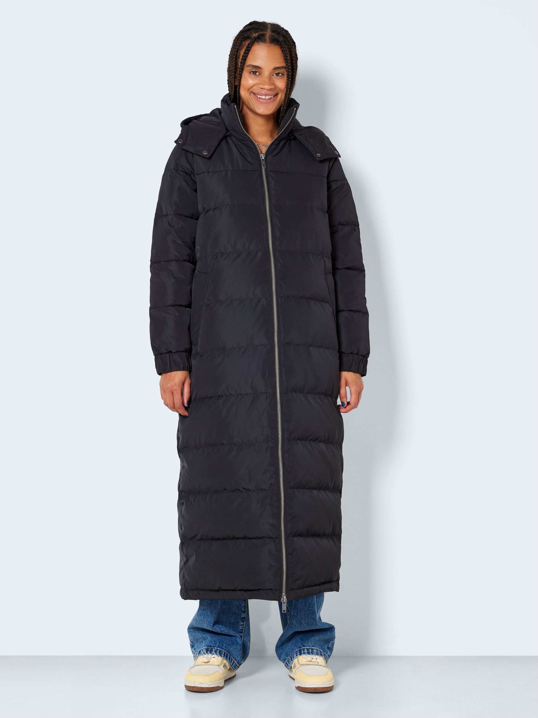 LONG PUFFER JACKET Black NOISY MAY