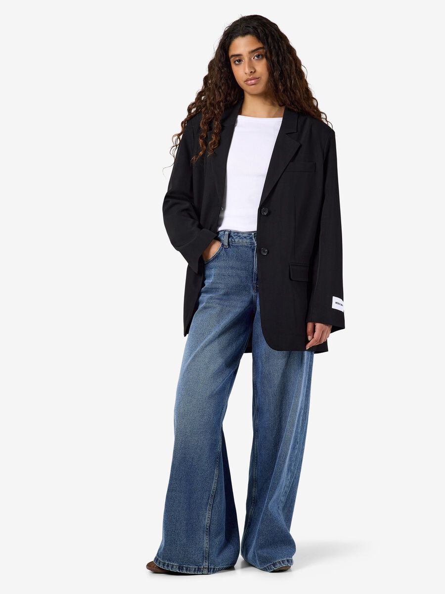 Carousel image 4 NMSTEFF OVERSIZED BLAZER, Black