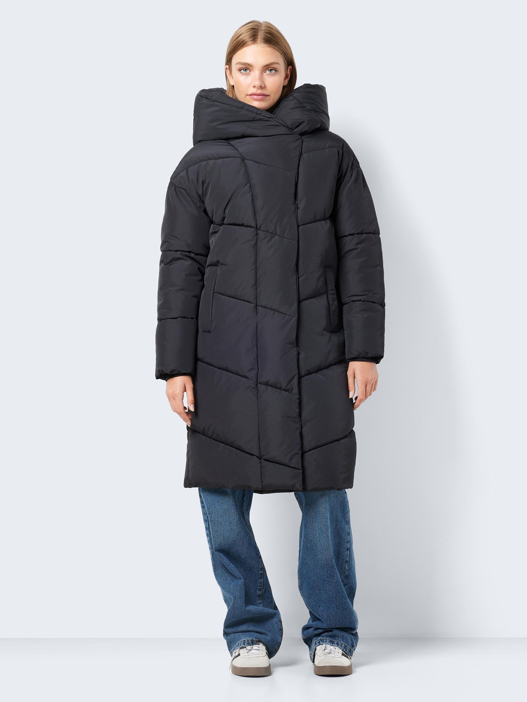 NMTALLY LONGUE VESTE REMBOURR E Noir NOISY MAY