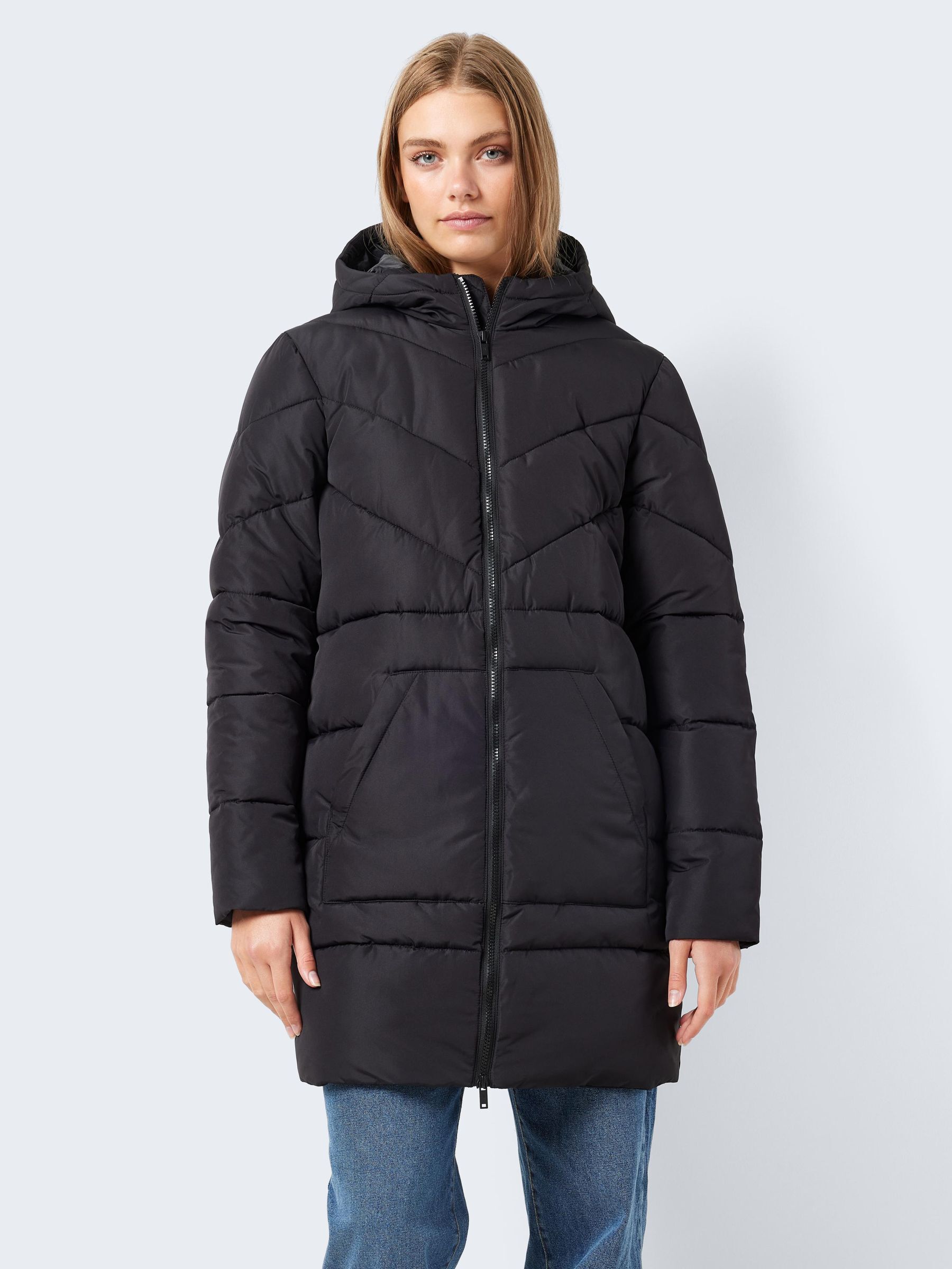 Veste long noir clearance