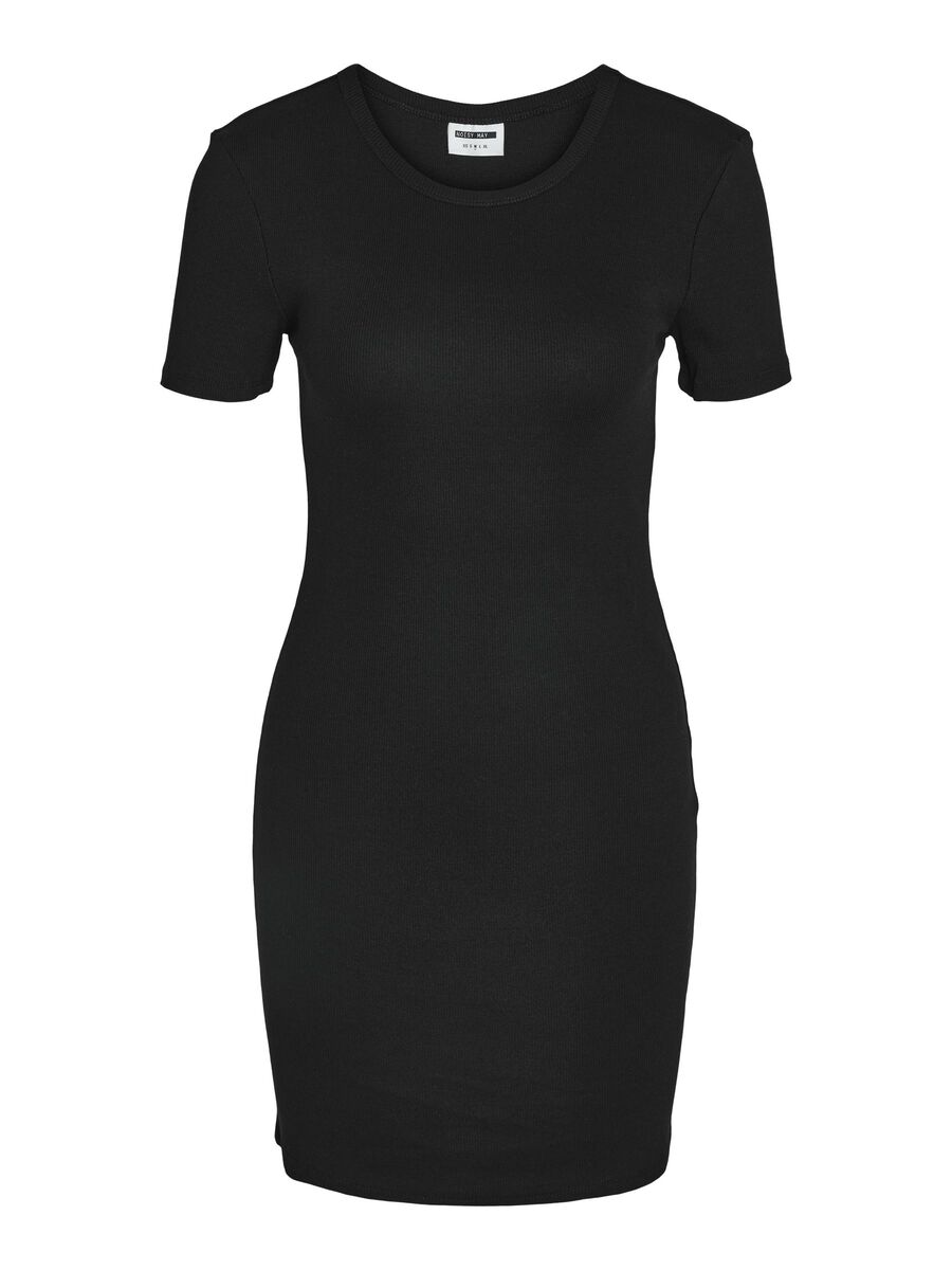 Noisy May SLIM FIT MINI DRESS, Black, highres - 27029027_Black_001.jpg