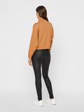 Noisy May NMLUCY COATED NORMAL WAIST TROUSERS, Black, highres - 27000548_Black_004.jpg