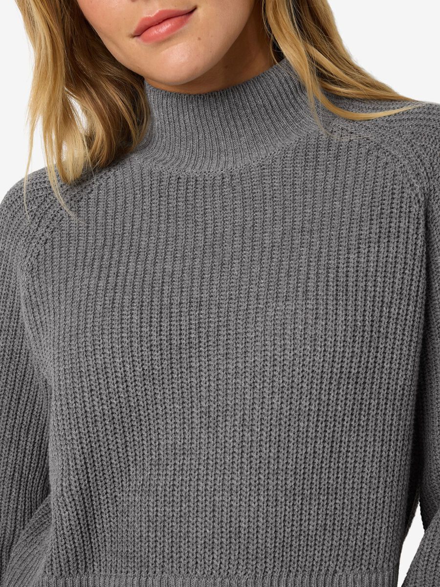 Carousel image - PULL EN MAILLE, Medium Grey Melange | 5