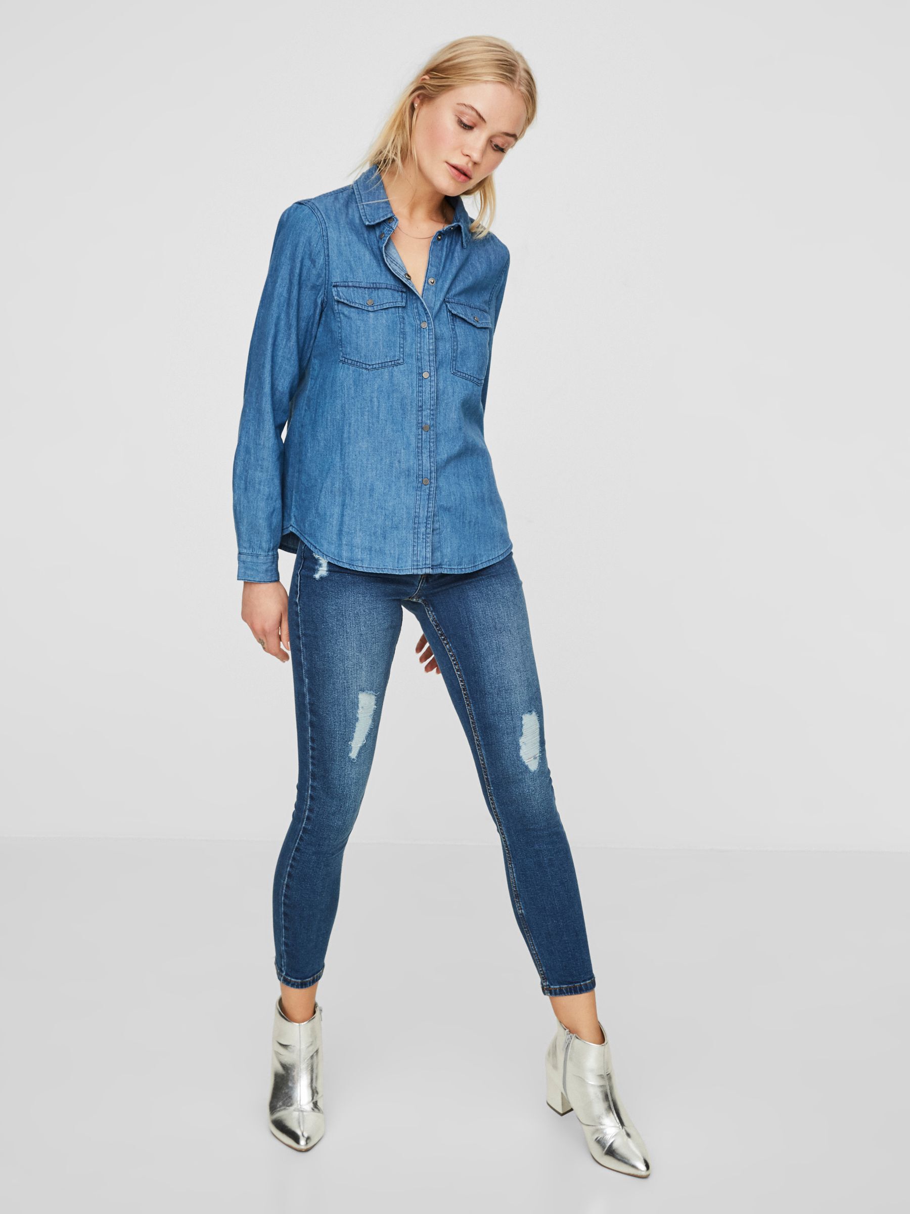 Noisy may hotsell denim shirt
