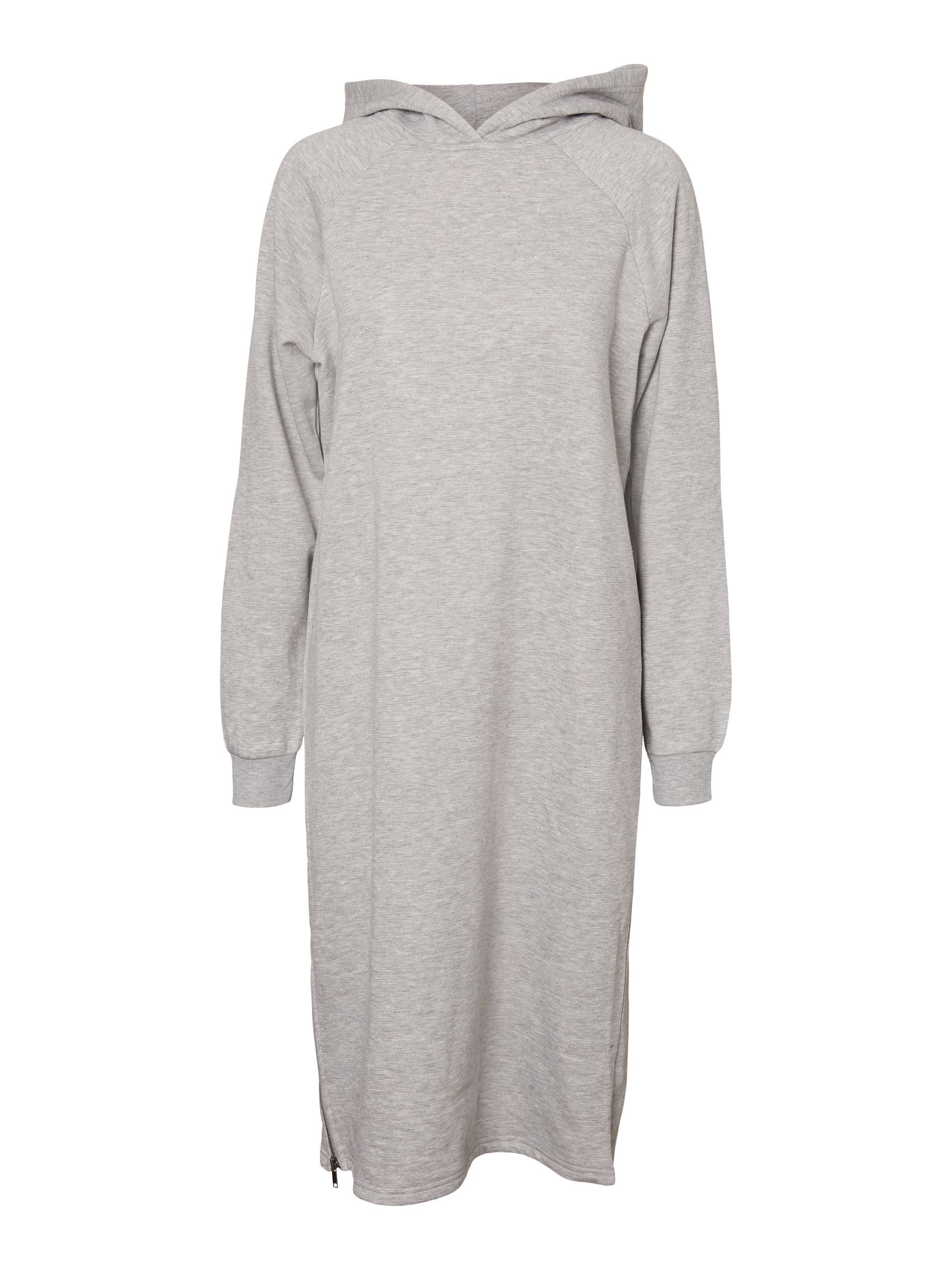 SWEAT MIDI DRESS Grey NOISY MAY