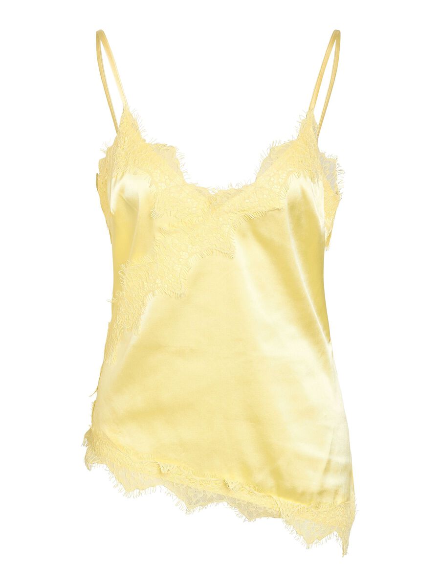 Carousel image - SATIN CAMISOLE, French Vanilla | 1