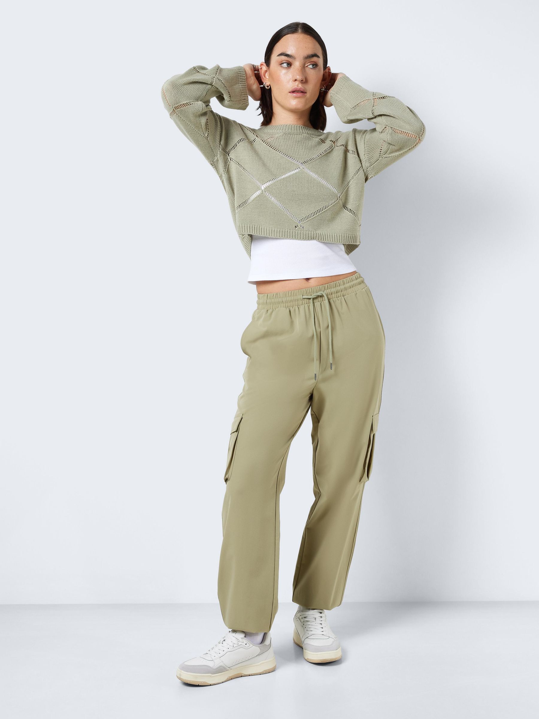 High waist cargo discount pants with belts