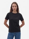 Product image thumbnail - RONDE HALS T-SHIRT, Black | 6