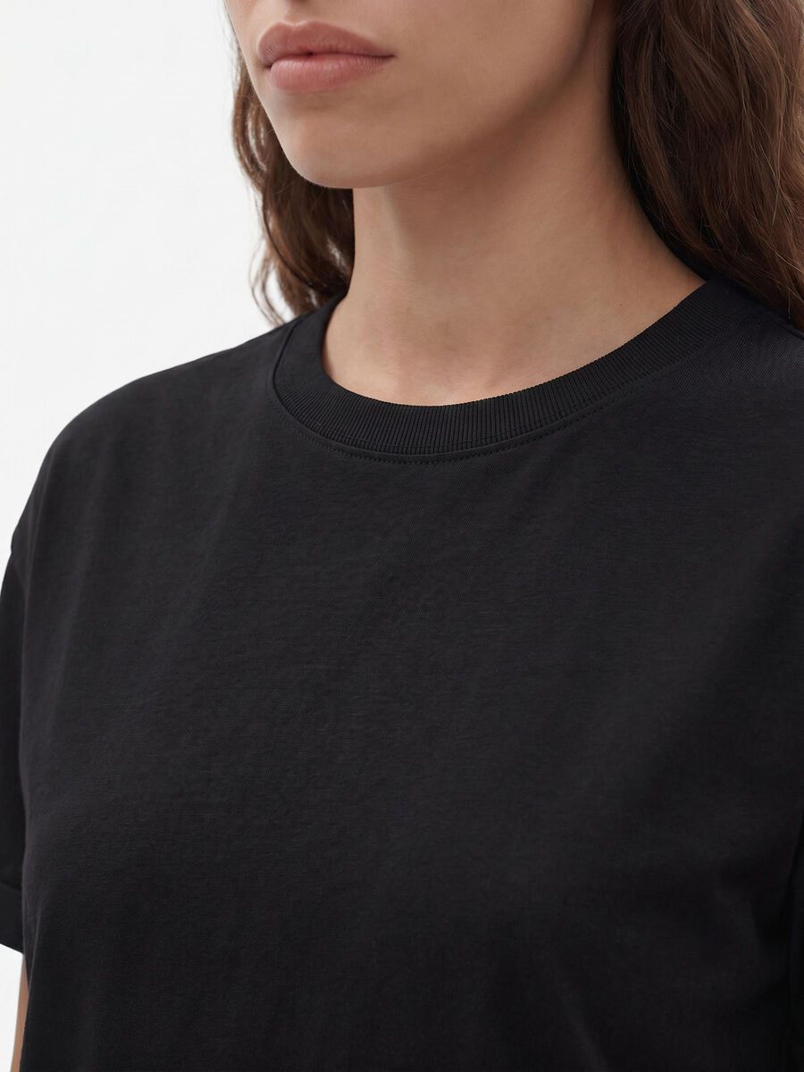 Carousel image - O-NECK T-SHIRT, Black | 7