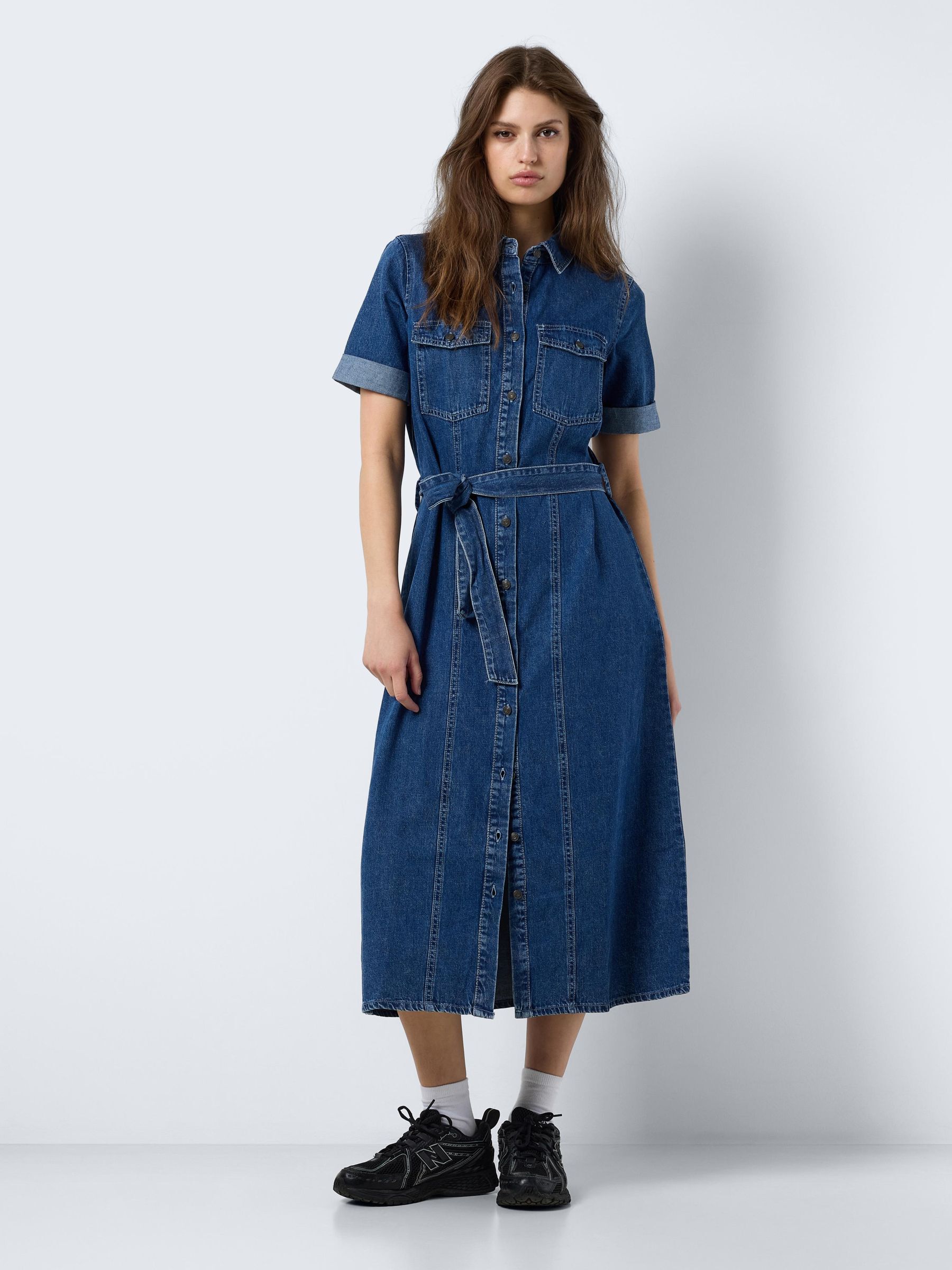 Denim blousejurk new arrivals