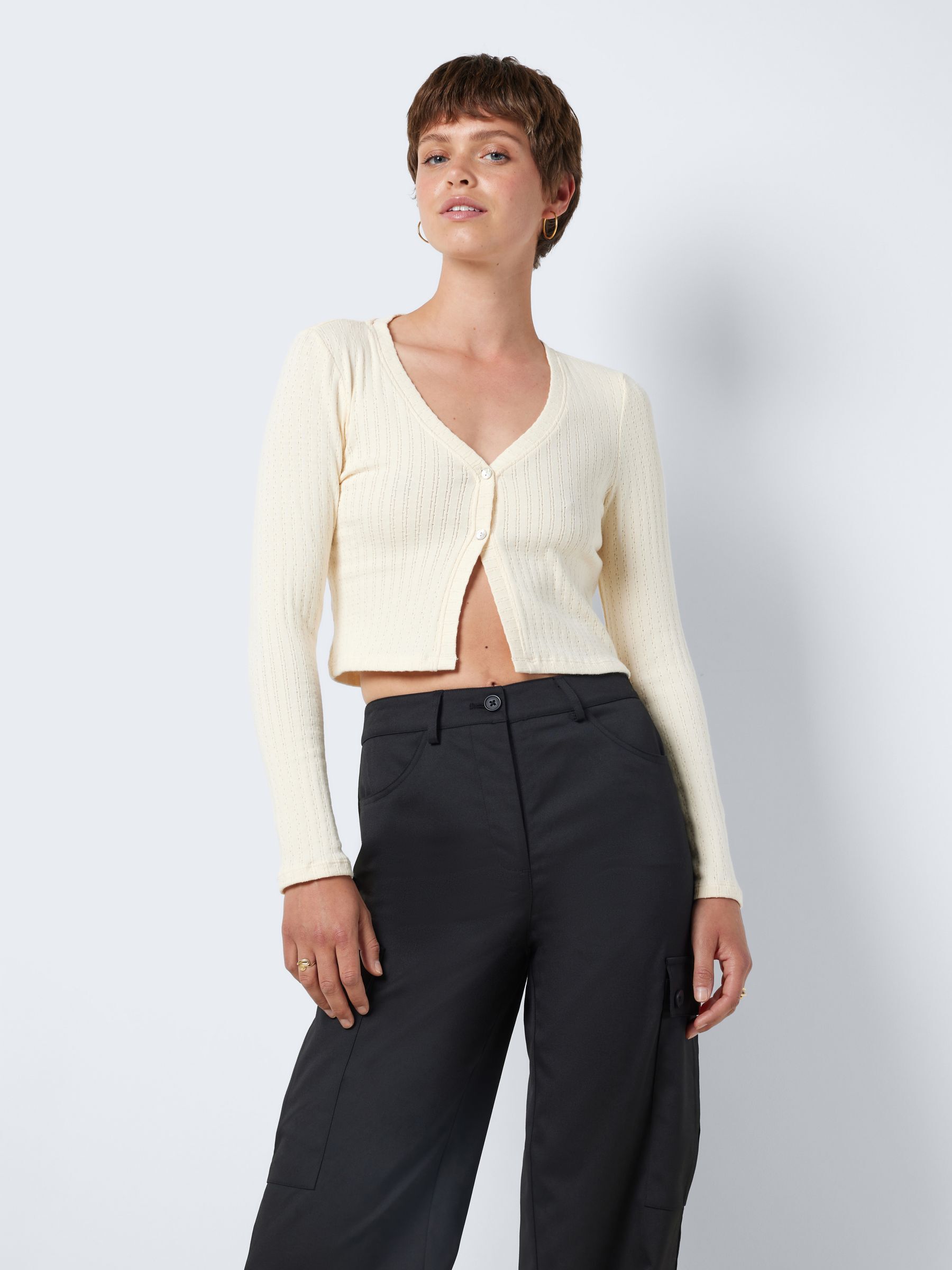 Ivory short cardigan cheap