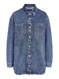 Product image thumbnail - PITKÄ FARKKUPAITA, Medium Blue Denim | 2