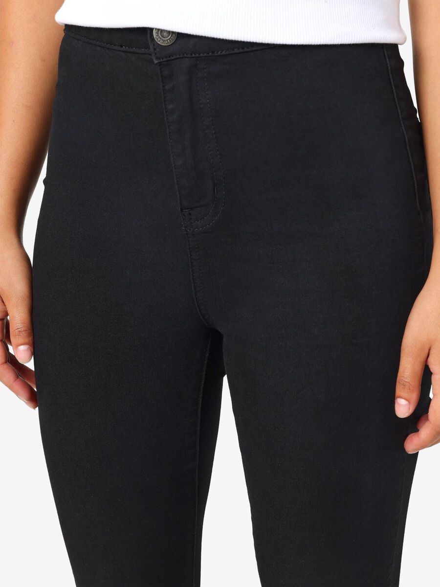 Carousel image - NMELLA JEANSY SKINNY FIT, Black | 5