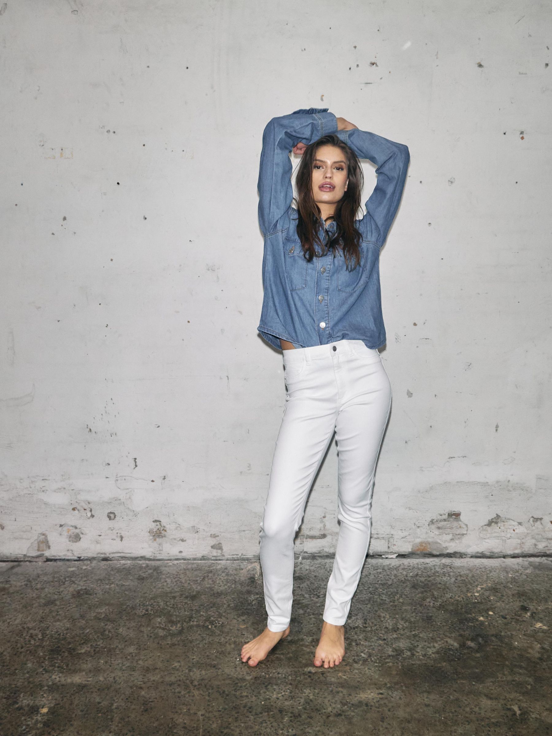 Noisy may hot sale white jeans