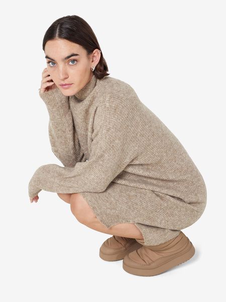 Noisy May HIGH NECK KNITTED DRESS, Irish Cream, highres - 27021089_IrishCream_947150_007.jpg