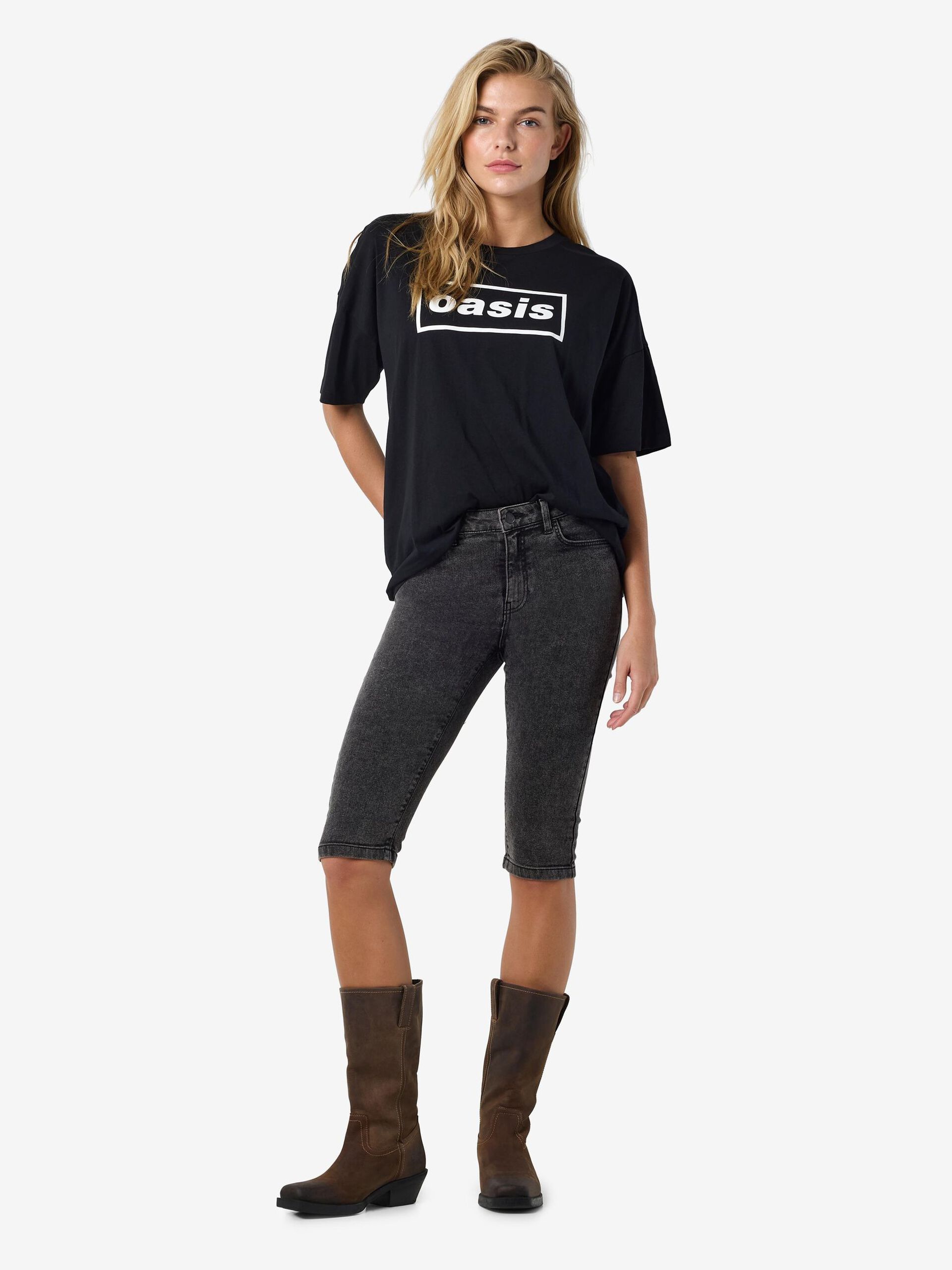 Carousel image - DENIM CAPRIS, Black Denim | 4