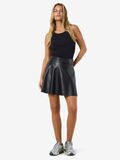 Product image thumbnail - FAUX LEATHER SKIRT, Black | 6