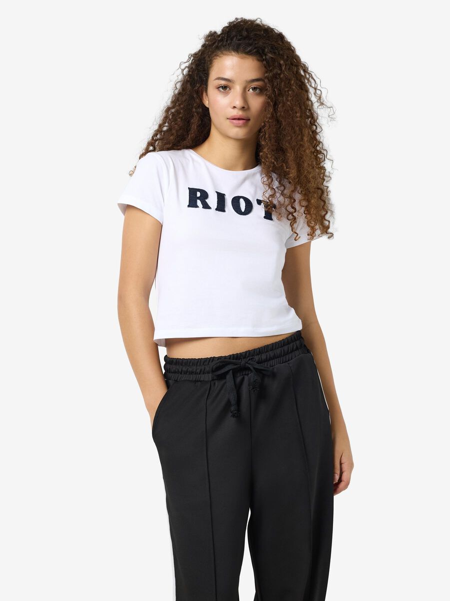 Noisy May MED TRYCK T-SHIRT, Bright White, highres - 27034842_BrightWhite_1198118_003.jpg