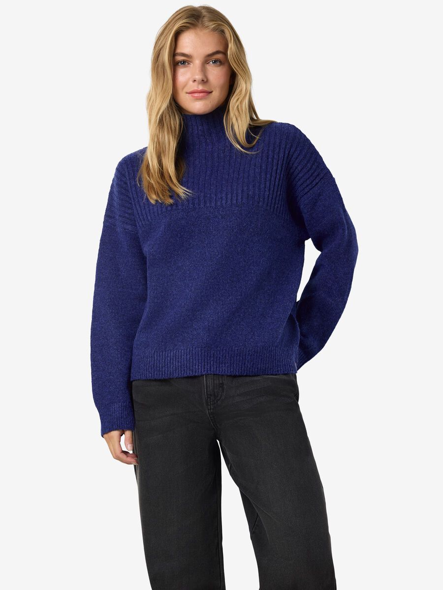 Product carousel image - KNITTED JUMPER, Mazarine Blue | 1
